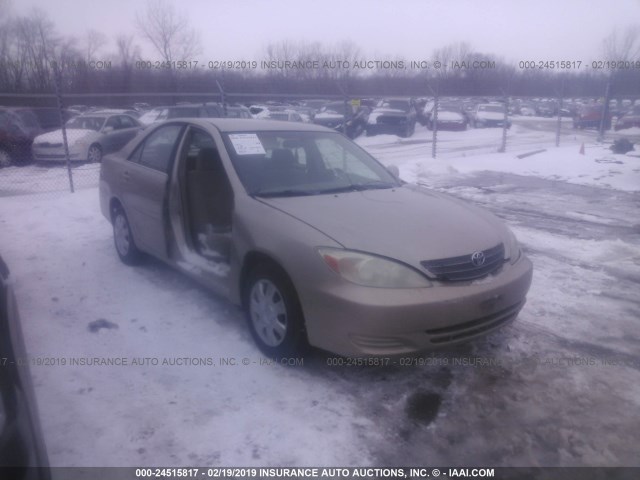 4T1BE32K93U241834 - 2003 TOYOTA CAMRY LE/XLE/SE TAN photo 1