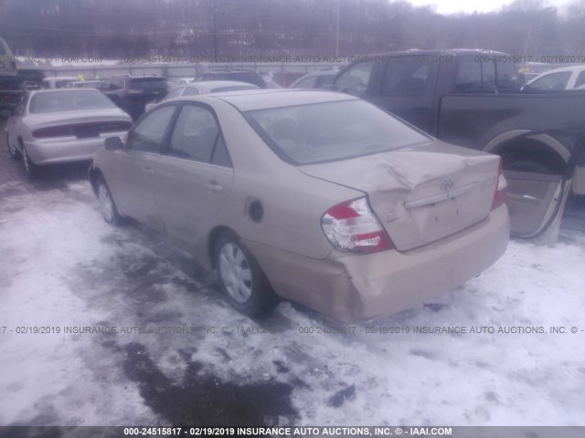 4T1BE32K93U241834 - 2003 TOYOTA CAMRY LE/XLE/SE TAN photo 3