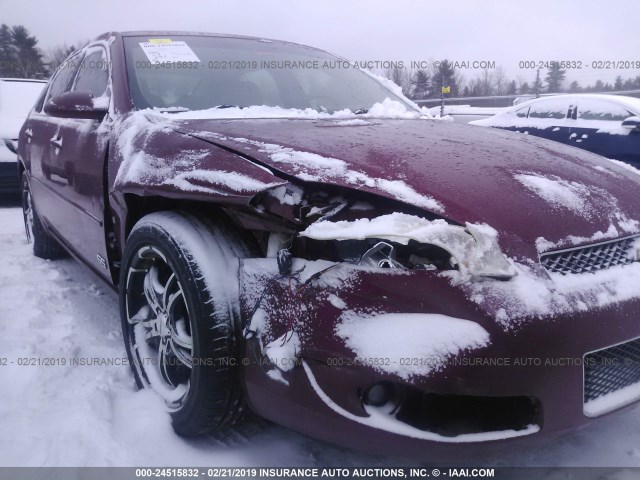 2G1WD58C369355827 - 2006 CHEVROLET IMPALA SUPER SPORT BURGUNDY photo 6