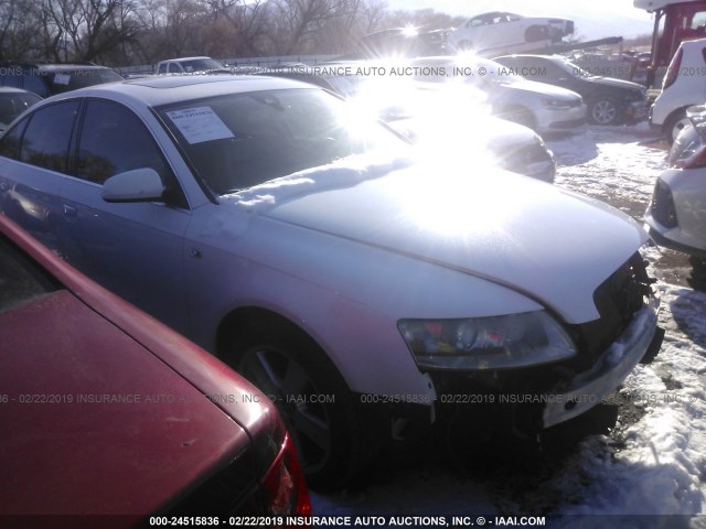 WAUDH94FX8N062305 - 2008 AUDI A6 3.2 QUATTRO WHITE photo 1