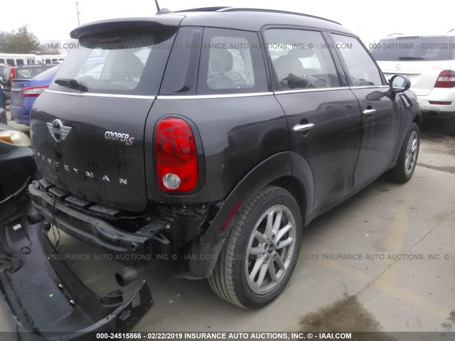 WMWZC3C54FWT05124 - 2015 MINI COOPER S COUNTRYMAN BROWN photo 4