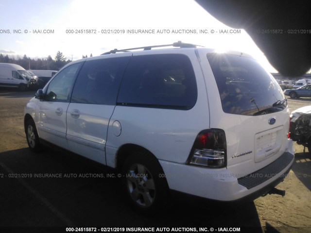 2FMZA57625BA35359 - 2005 FORD FREESTAR SES WHITE photo 3