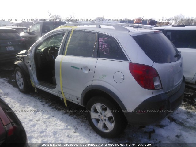 3GNAL1EK5ES555576 - 2014 CHEVROLET CAPTIVA LS 银色 照片 3