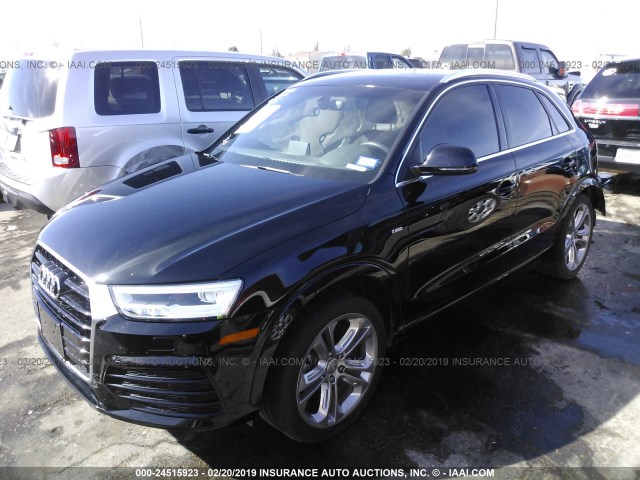 WA1JCCFSXJR002528 - 2018 AUDI Q3 PREMIUM PLUS BLACK photo 2