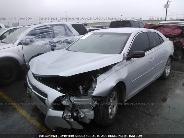1G11B5SA5DF356909 - 2013 CHEVROLET MALIBU LS GRAY photo 2