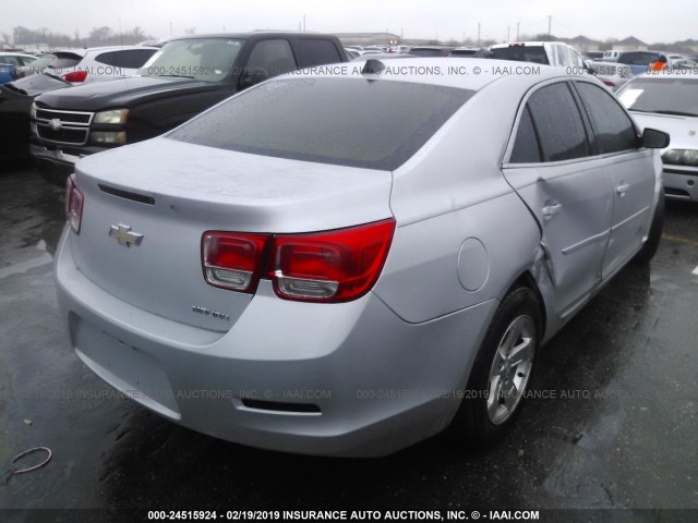 1G11B5SA5DF356909 - 2013 CHEVROLET MALIBU LS GRAY photo 4