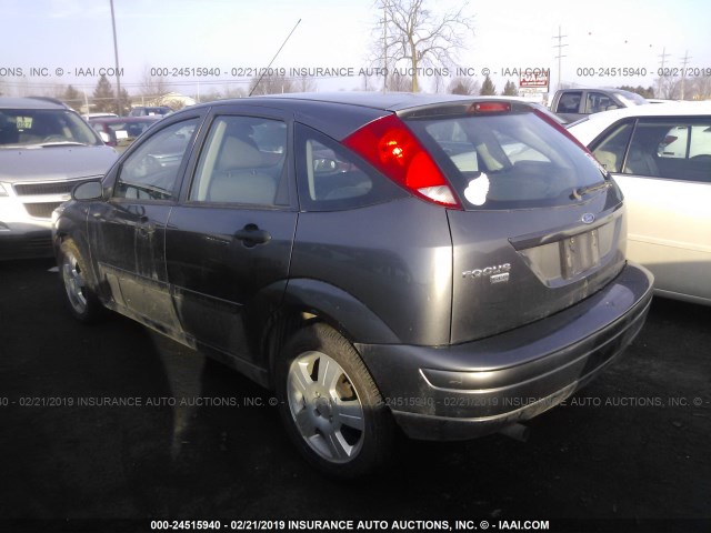 1FAHP37N97W331285 - 2007 FORD FOCUS ZX5/S/SE/SES GRAY photo 3