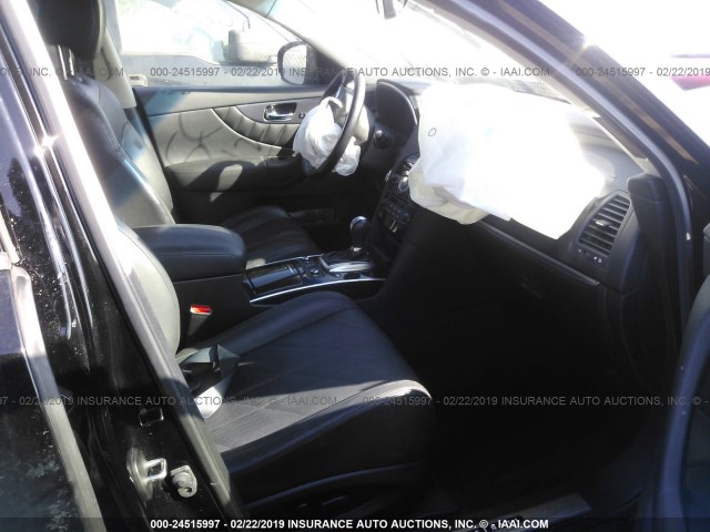 JN8AS1MW1BM733872 - 2011 INFINITI FX35 BLACK photo 5