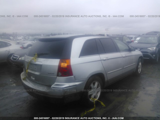 2C4GF68465R474572 - 2005 CHRYSLER PACIFICA TOURING SILVER photo 4