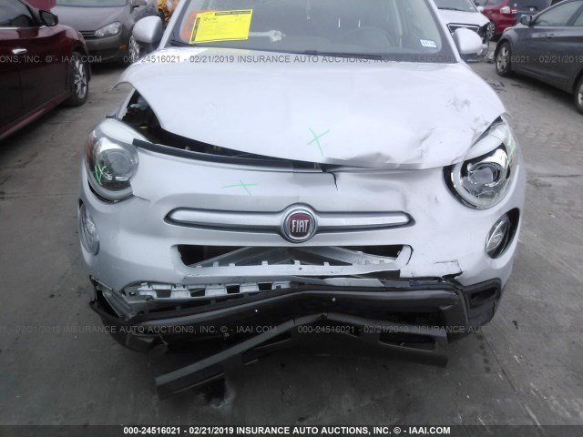 ZFBCFXCT0GP507205 - 2016 FIAT 500X TREKKING SILVER photo 6