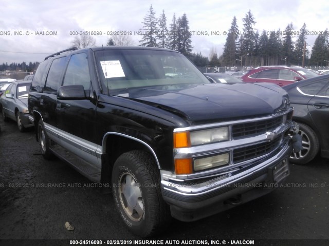 1GNEK13R3VJ377396 - 1997 CHEVROLET TAHOE K1500 BLACK photo 1