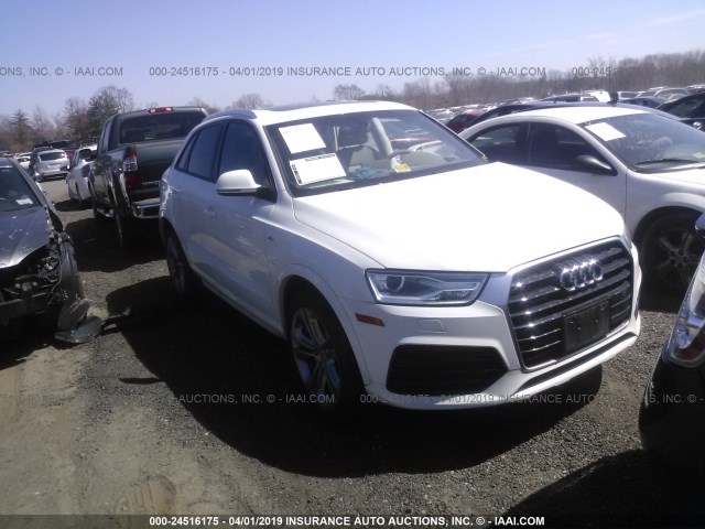 WA1ECCFSXJR001705 - 2018 AUDI Q3 PREMIUM WHITE photo 1