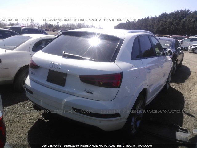 WA1ECCFSXJR001705 - 2018 AUDI Q3 PREMIUM WHITE photo 4