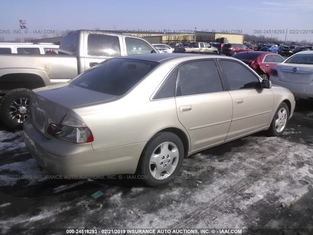 4T1BF28B14U376483 - 2004 TOYOTA AVALON XL/XLS GOLD photo 4