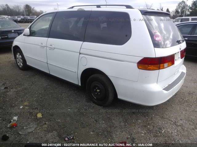 5FNRL18043B086783 - 2003 HONDA ODYSSEY EXL WHITE photo 3