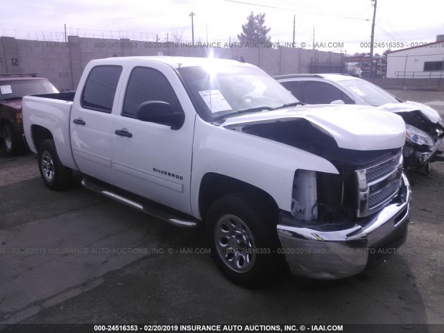 3GCPCREA8DG131822 - 2013 CHEVROLET SILVERADO C1500  LS WHITE photo 1