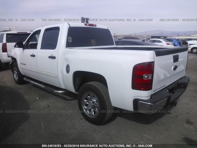 3GCPCREA8DG131822 - 2013 CHEVROLET SILVERADO C1500  LS WHITE photo 3