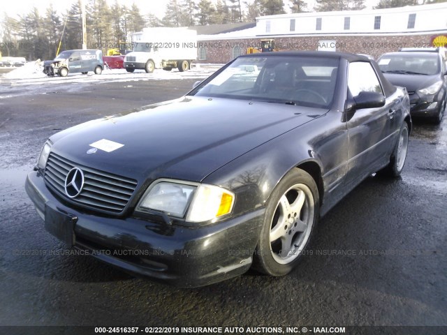 WDBFA68F71F196454 - 2001 MERCEDES-BENZ SL 500 BLACK photo 2