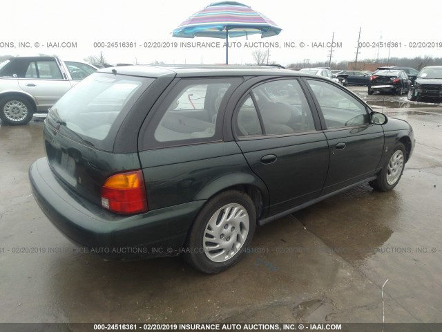 1G8ZK8278WZ309675 - 1998 SATURN SW2 GREEN photo 4