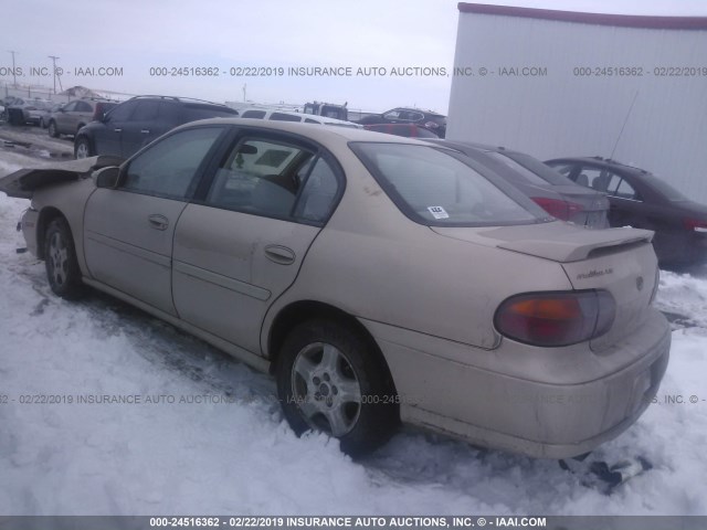 1G1NE52J93M722969 - 2003 CHEVROLET MALIBU LS GOLD photo 3