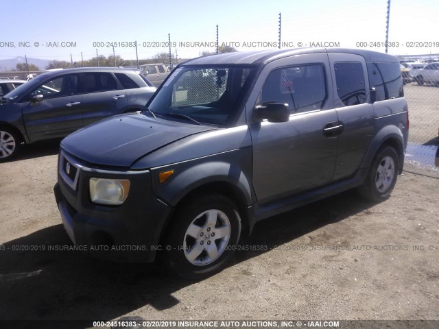 5J6YH18675L000779 - 2005 HONDA ELEMENT EX SILVER photo 2