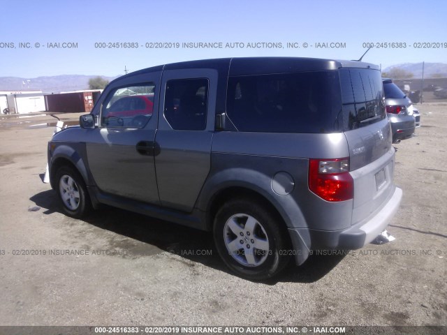 5J6YH18675L000779 - 2005 HONDA ELEMENT EX SILVER photo 3