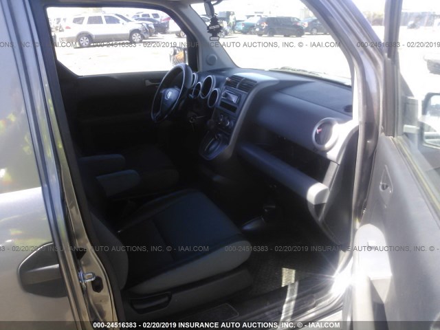 5J6YH18675L000779 - 2005 HONDA ELEMENT EX SILVER photo 5