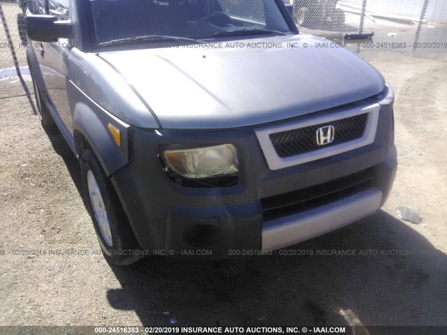 5J6YH18675L000779 - 2005 HONDA ELEMENT EX SILVER photo 6