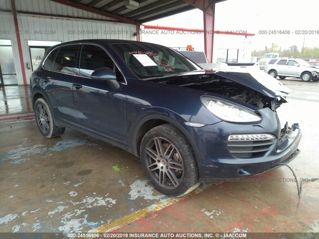 WP1AB2A27CLA44671 - 2012 PORSCHE CAYENNE S BLUE photo 1