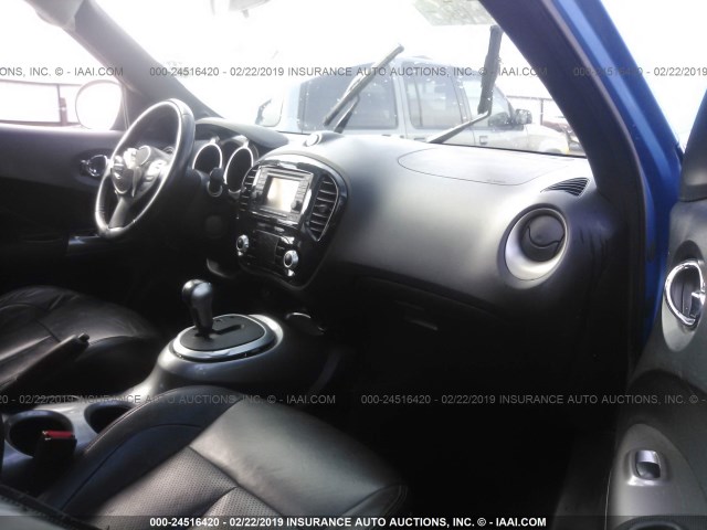 JN8AF5MR9CT106267 - 2012 NISSAN JUKE S/SV/SL BLUE photo 5