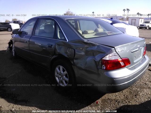 4T1BF28B63U308355 - 2003 TOYOTA AVALON XL/XLS GRAY photo 3