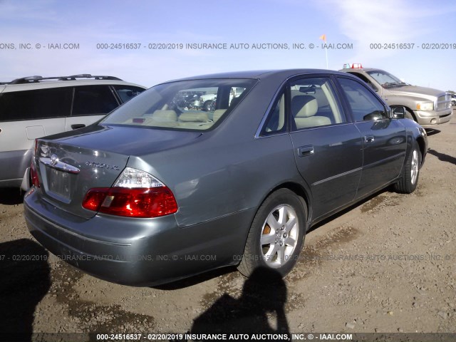 4T1BF28B63U308355 - 2003 TOYOTA AVALON XL/XLS GRAY photo 4