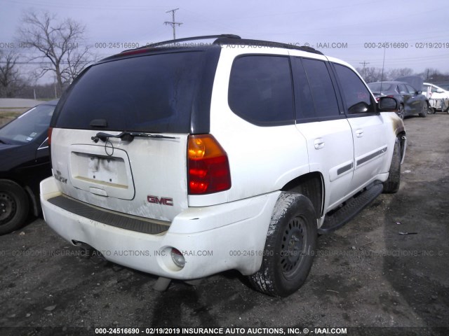 1GKDS13S252313243 - 2005 GMC ENVOY WHITE photo 4