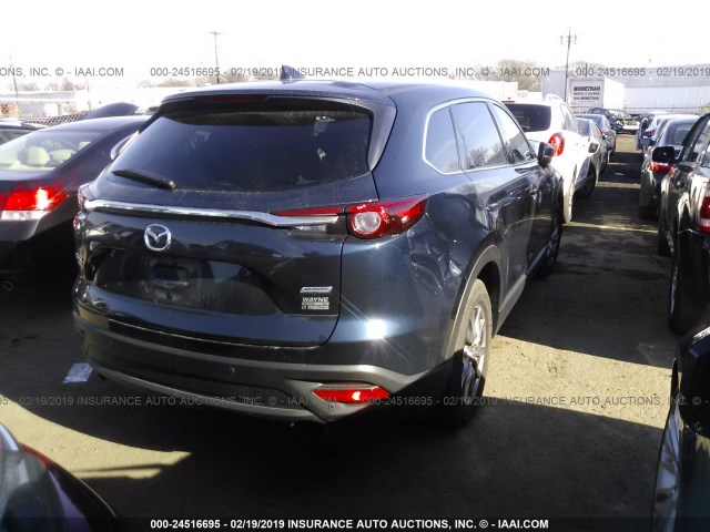 JM3TCBCY9J0226757 - 2018 MAZDA CX-9 TOURING Dark Blue photo 4