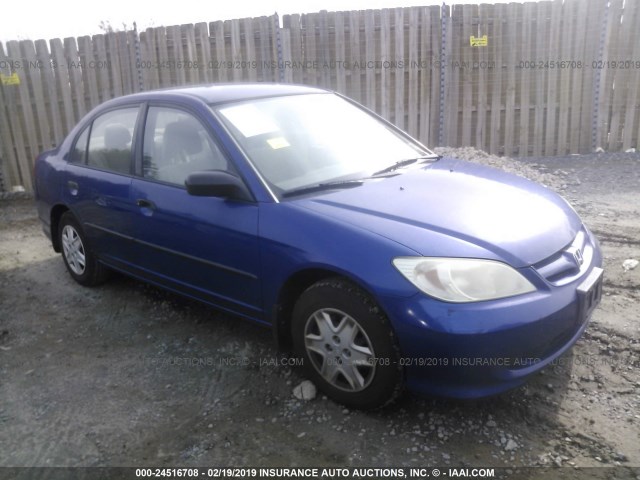 1HGES16324L008002 - 2004 HONDA CIVIC DX VP Mavi foto 1