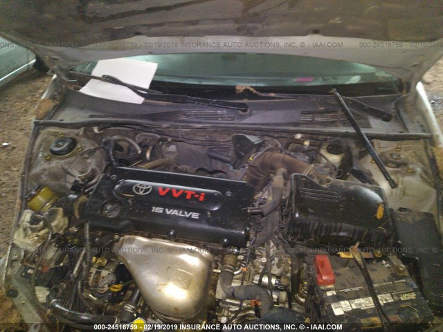 4T1BE32K06U655735 - 2006 TOYOTA CAMRY LE/XLE/SE SILVER photo 10