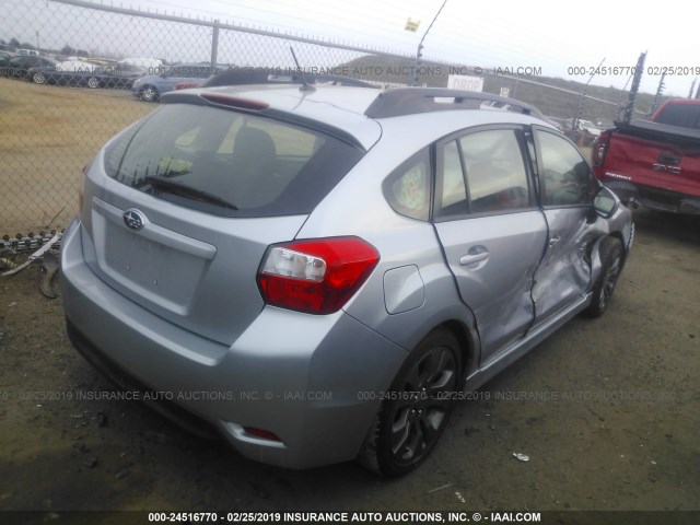 JF1GPAR64CH245967 - 2012 SUBARU IMPREZA SPORT LIMITED SILVER photo 4