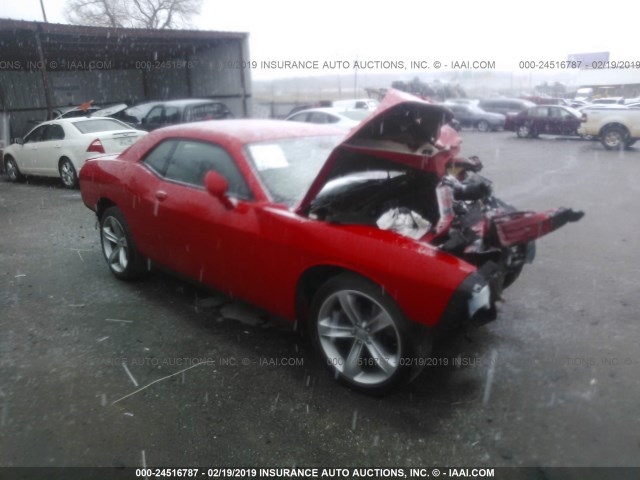 2C3CDZAG7FH733320 - 2015 DODGE CHALLENGER SXT RED photo 1