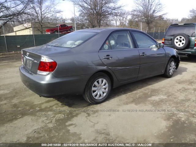4T1BE32KX6U661249 - 2006 TOYOTA CAMRY LE/XLE/SE GRAY photo 4