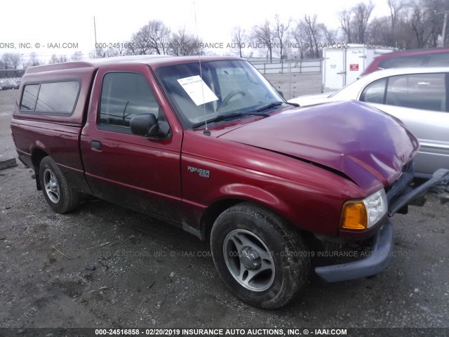 1FTYR10U33PB38998 - 2003 FORD RANGER RED photo 1