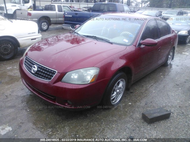 1N4AL11D76N433903 - 2006 NISSAN ALTIMA S/SL MAROON photo 2