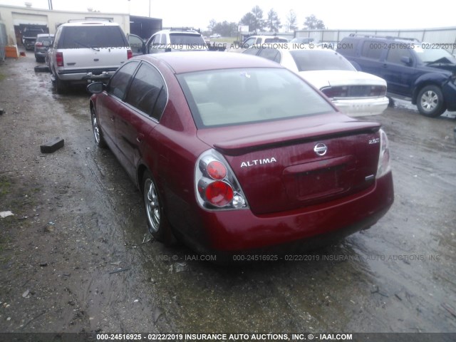 1N4AL11D76N433903 - 2006 NISSAN ALTIMA S/SL MAROON photo 3