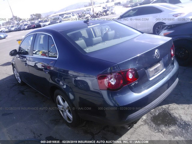 3VWRZ71K39M099572 - 2009 VOLKSWAGEN JETTA SE/SEL BLUE photo 3