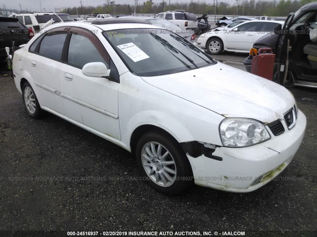 KL5JJ56Z15K087235 - 2005 SUZUKI FORENZA LX/EX WHITE photo 1