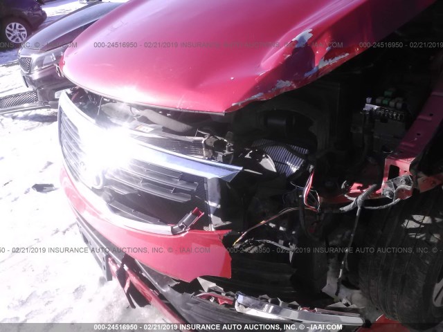 KNDPC3A24D7494397 - 2013 KIA SPORTAGE EX RED photo 6