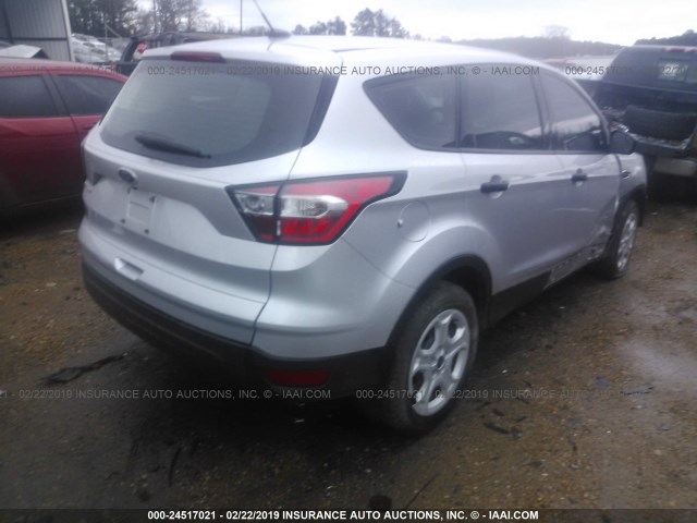 1FMCU0F79HUC92866 - 2017 FORD ESCAPE S SILVER photo 4