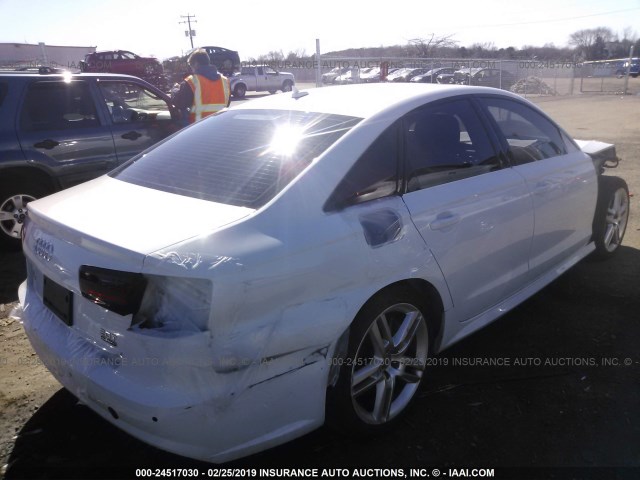 WAUFFAFC0GN183653 - 2016 AUDI A6 PREMIUM WHITE photo 4