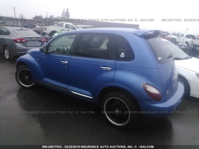 3A8FY58B87T531300 - 2007 CHRYSLER PT CRUISER TOURING BLUE photo 3