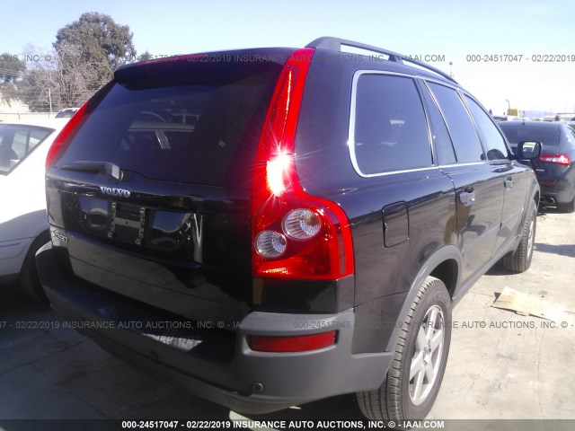 YV1CY592551198044 - 2005 VOLVO XC90 BLACK photo 4