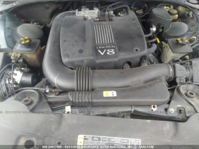1LNHM87A3YY752918 - 2000 LINCOLN LS أزرق صورة 10